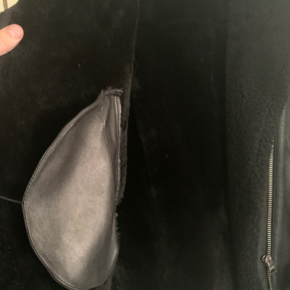 ACNE studios authentic Sherpa leather biker jacket - 36 - medium - Picture 14 of 16